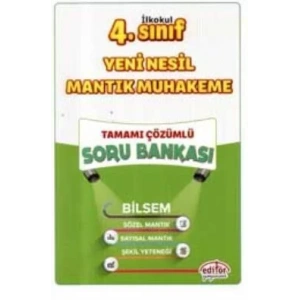 EDİTÖR 4.SINIF BİLSEM SORU BANKASI