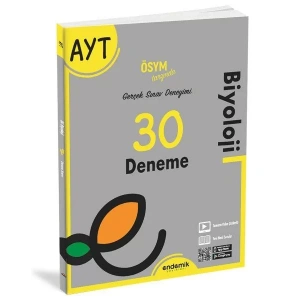 ENDEMİK AYT BİYOLOJİ 30 LU DENEME