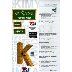 AÇI 11.SINIF KİMYA YAPRAK TEST