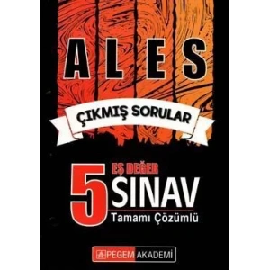 PEGEM ALES ÇIKMIŞ SORULARLA EŞ DEĞER 5 DENEME