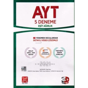 3D AYT EŞİTAĞIRLIK 5 DENEME