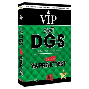 YARGI DGS VİP YAPRAK TEST 2020