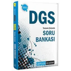 2022 DGS Tamamı Çözümlü Soru Bankası - Pegem Yayınları