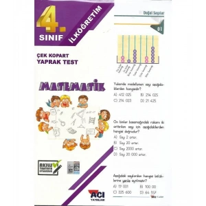 AÇI 4.SINIF MATEMATİK YAPRAK TEST