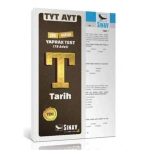 SINAV TYT AYT TARİH YAPRAK TEST