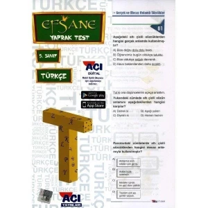 AÇI 5.SINIF TÜRKÇE YAPRAK TEST