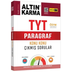 ALTIN KARMA TYT PARAGRAF KA ÇIKMIŞ SORULAR