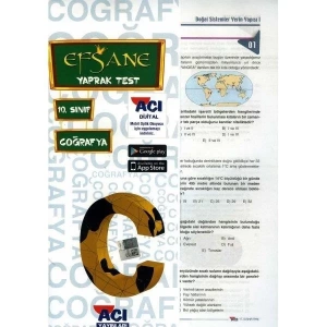 AÇI 10.SINIF COĞRAFYA YAPRAK TEST