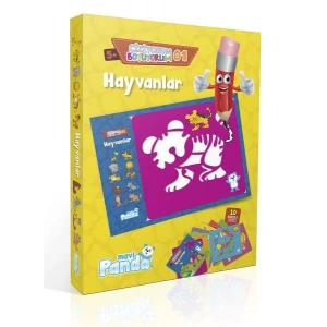 ÇİZİYORUM BOYUYORUM 1 HAYVANLAR - MAVİ PANDA