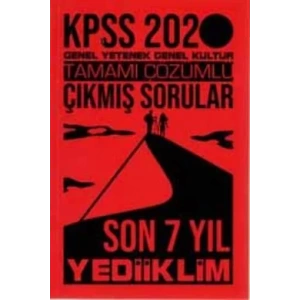 YEDİİKLİM KPSS GYGK TAM. ÇÖZ. ÇIK. SOR. SON 7 YIL