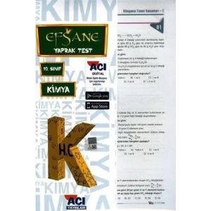 AÇI 10.SINIF KİMYA YAPRAK TEST