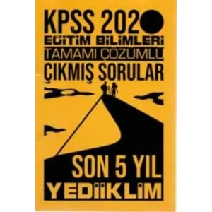 YEDİİKLİM KPSS EĞİTİM BİL. TAM. ÇÖZ. SON 5 YIL SOR