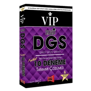 YARGI DGS VİP 10 ÇÖZÜMLÜ DENEME 2020