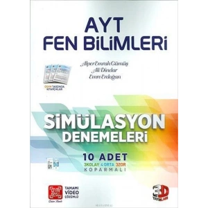 3D AYT FEN BİLİMLERİ SİMÜLASYON DENEMELERİ