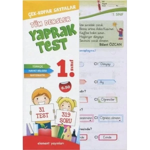 ELEMENT 1.SINIF TÜM DERSLER YAPRAK TEST