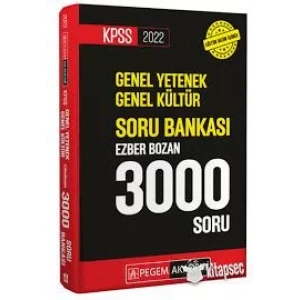 2022 KPSS Genel Yetenek Genel Kültür Ezberbozan 3