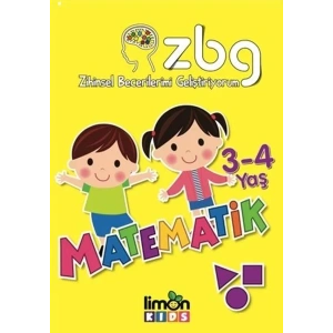 ZBG 3-4 YAŞ MATEMATİK - LİMON KİDS