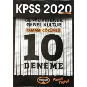 YEDİİKLİM KPSS GYGK TAMAMI ÇÖZÜMLÜ 10 FASİKÜL 2020