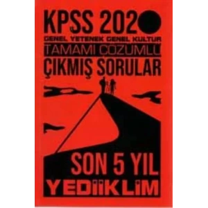 YEDİİKLİM KPSS GYGK TAM. ÇÖZ. ÇIK. SORU SON 5 YIL
