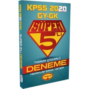 YEDİİKLİM KPSS GYGK SÜPER 5Lİ TAM. ÇÖZ. DENEME
