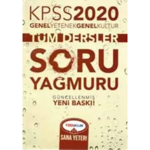 YEDİİKLİM KPSS GY GK TÜM DERSLER SORU YAĞMURU 2020