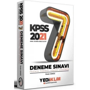 YEDİİKLİM KPSS 2021 FASİKÜL 7 DENEME