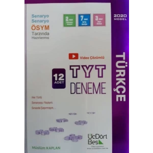 ÜÇDÖRTBEŞ TYT TÜRKÇE 12 DENEME