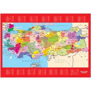 TÜRKİYE HARİTASI YAPBOZ - YUMURCAK YAYINLARI