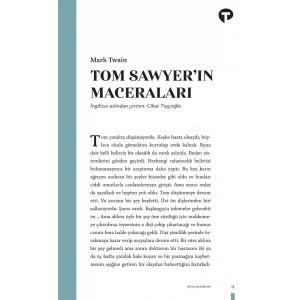TOM SAWYERIN MACERALARI-TURKUVAZ
