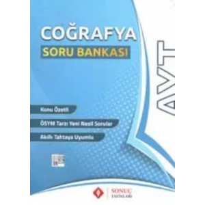 SONUÇ AYT COĞRAFYA SORU BANKASI