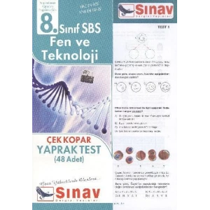SINAV 8.SINIF FEN BİLİMLERİ YAPRAK TEST