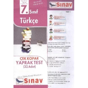 SINAV 7.SINIF TÜRKÇE YAPRAK TEST
