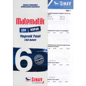 SINAV 6.SINIF MATEMATİK YAPRAK TEST