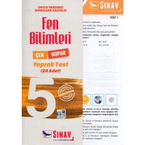 SINAV 5.SINIF FEN BİLİMLERİ YAPRAK TEST
