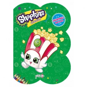 SHOPKİNS ÇIKARTMALI BOYAMA YEŞİL - YAKAMOZ