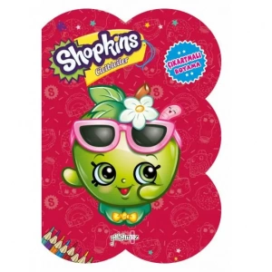 SHOPKİNS ÇIKARTMALI BOYAMA KIRMIZI - YAKAMOZ