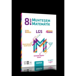 SERÜVEN 8. SINIF MUHTEŞEM MATEMATİK KONU Ö. SORU B