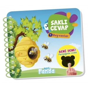 SAKLI CEVAP 4 HAYVANLAR - MAVİ PANDA