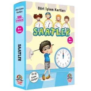 SAATLER 6+ DÖRT İŞLEM KARTLARI - YAĞMUR