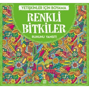 RENKLİ BİTKİLER MANDALA - DOKUZ
