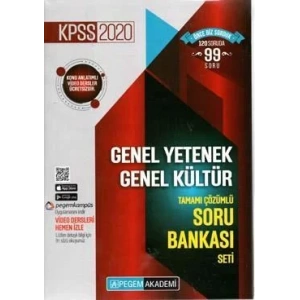 PEGEM KPSS GKGY ÇÖZÜMLÜ SORU BANKASI SETİ
