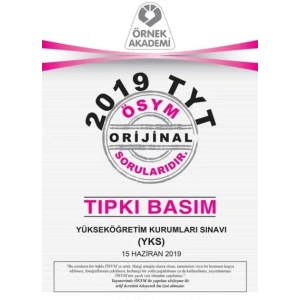 ÖRNEK AKADEMİ ÖSYM 2019 TYT SORU KİTAPÇIĞI