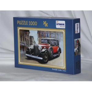 NOSTALJİK ARABA 1000 PARÇA PUZZLE - L&Z İSTANBUL