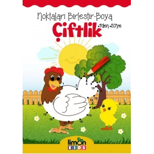 NOKTALARI BİRLEŞTİR BOYA ÇİFTLİK - LİMON KIDS