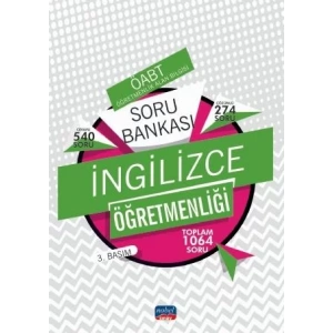 NOBEL İNGİLİZCE ÖĞRETMENLİĞİ SORU BANKASI