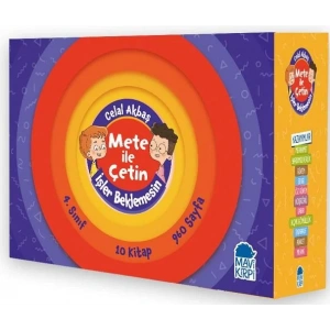 METE İLE ÇETİN İŞLER BEKLEMESİN (10 KİTAP) - MAVİ