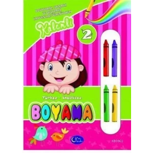 MASALCI TÜRKÇE İNGİLİZCE BOYAMA KALEMLİ 2