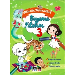 LİMON KİDS KLASİK MASALLAR BOYAMA KİTABIM 3