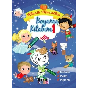 LİMON KİDS KLASİK MASALLAR BOYAMA KİTABIM 1