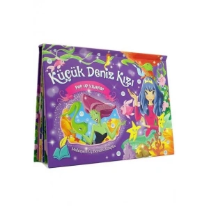 KÜÇÜK DENİZ KIZI ÜÇ BOYUTLU POP UP-ÇOCUK GEZEGENİ